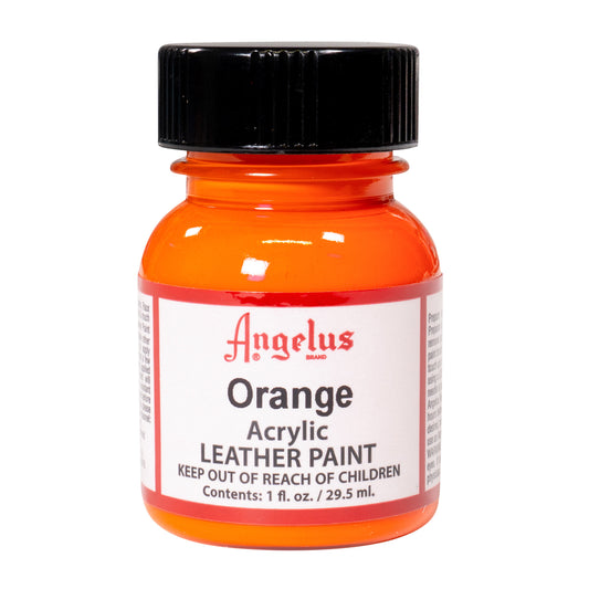 Angelus Acrylic Leather Paint Orange 1oz