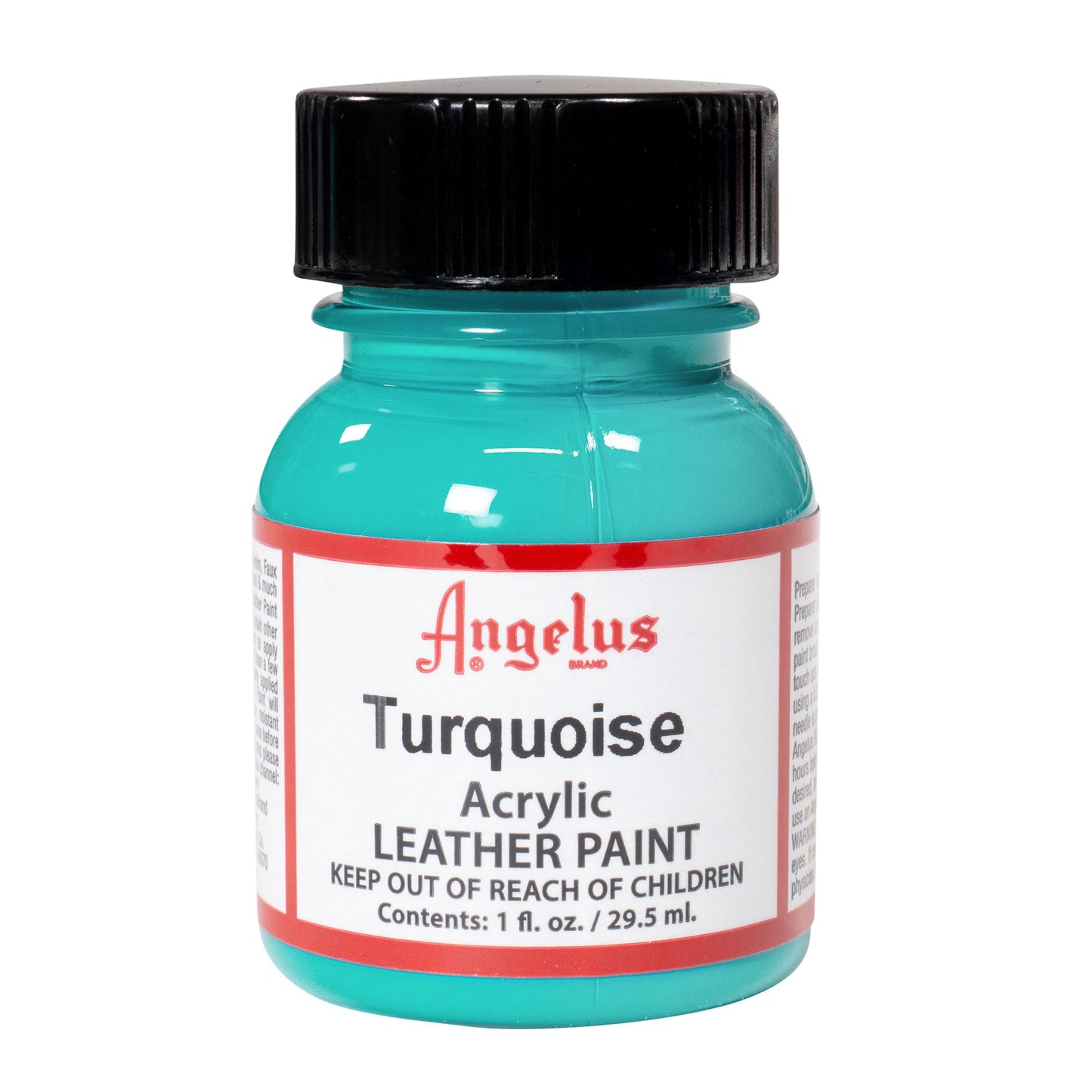 Angelus Acrylic Leather Paint Turquoise 1oz